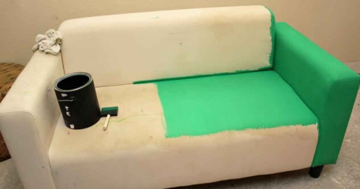 Paint your sofa to give it a new look