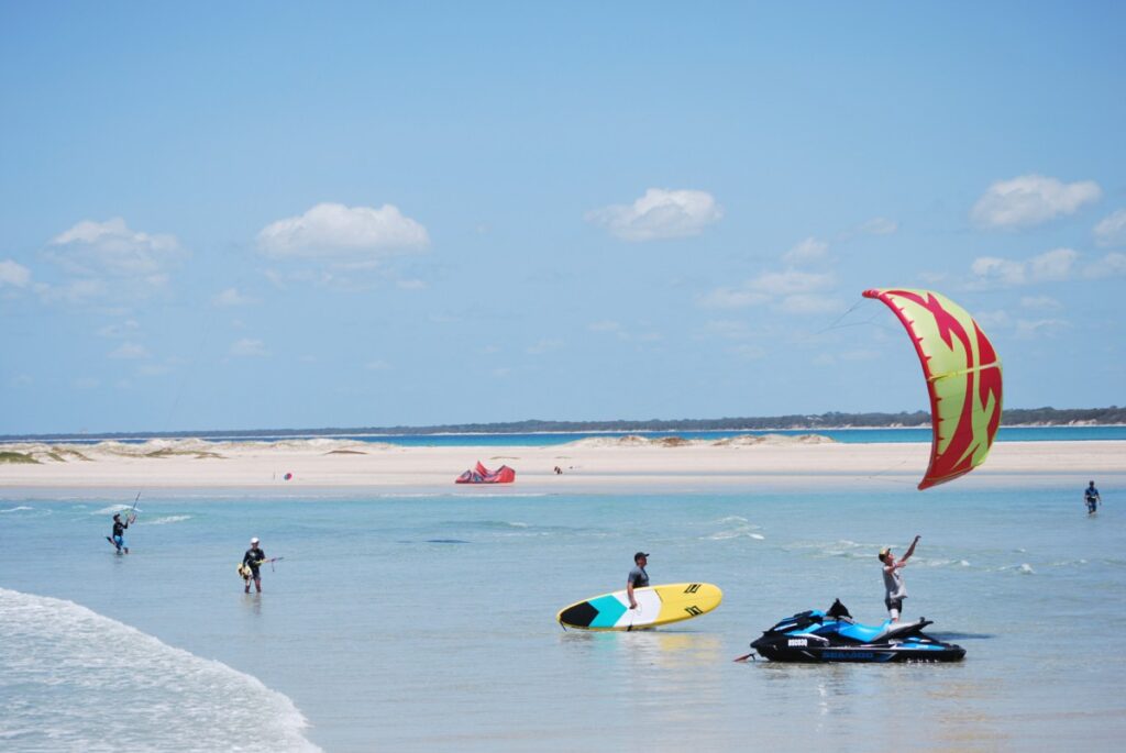 Kite Surfing at Mangrove Beach